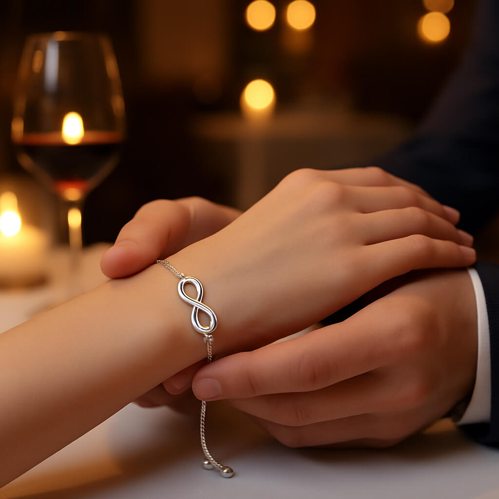 bracelet homme met poignet femme