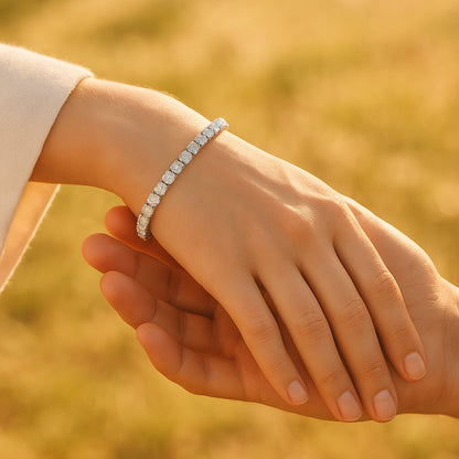 bracelet poignet entrelace